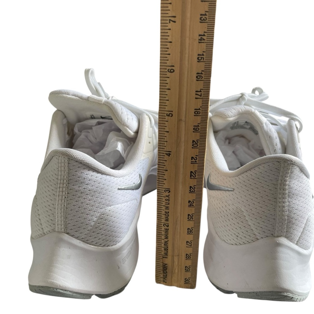 Nike Air Zoom Pegasus Sneakers Pure White Size 8.5 - Picture 5 of 11